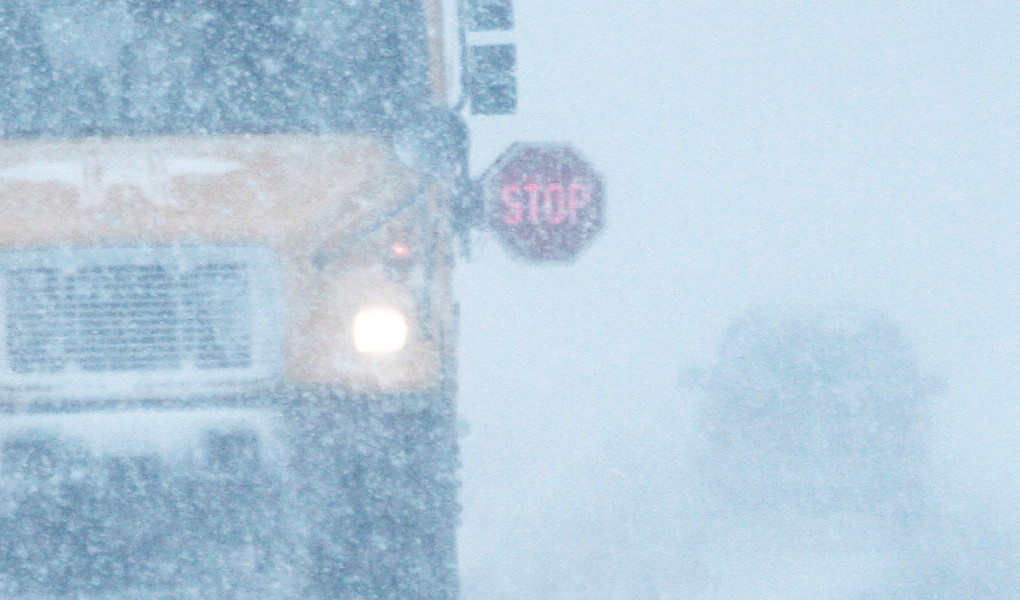 School bus snow storm v2