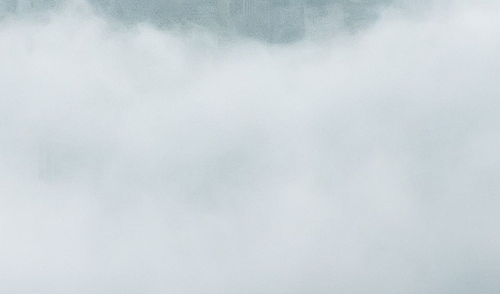Skyscrapers in fog